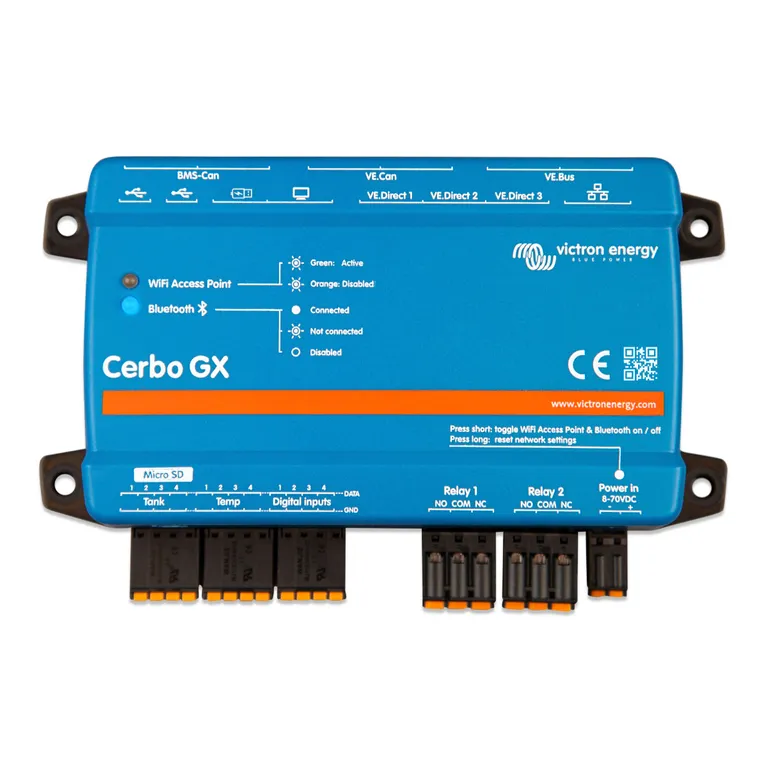 Victron Cerbo GX MK3 Multibox systemovervåkning