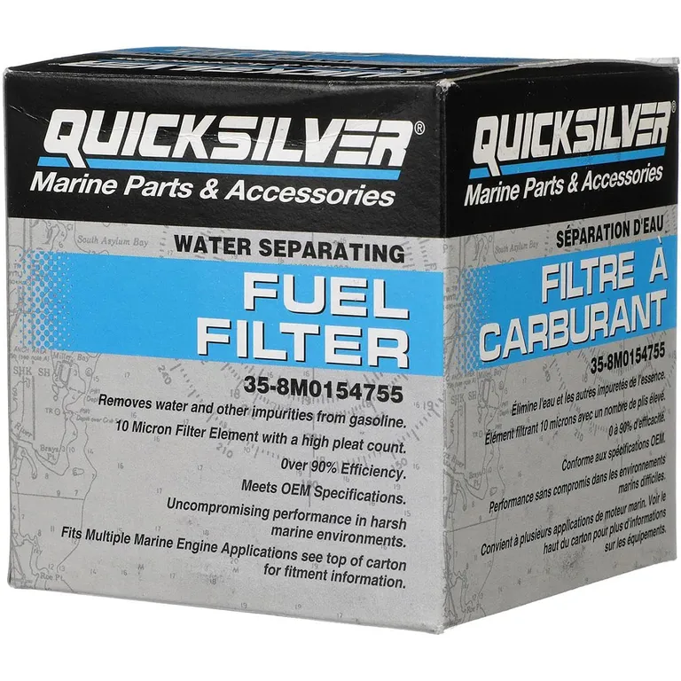 Quicksilver Vannutskillerfilter kort 10 micron