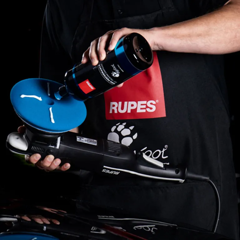 Rupes DA poleringspute Coarse Blå 130/150 mm