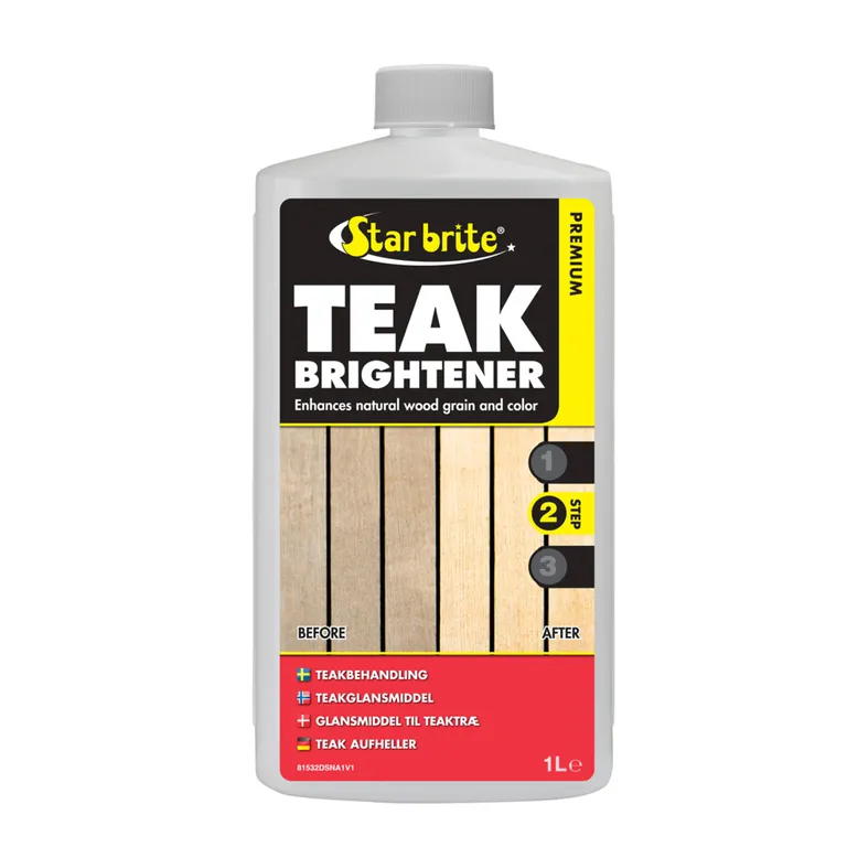 Star Brite Premium Teak Brightener Step 2- 1L