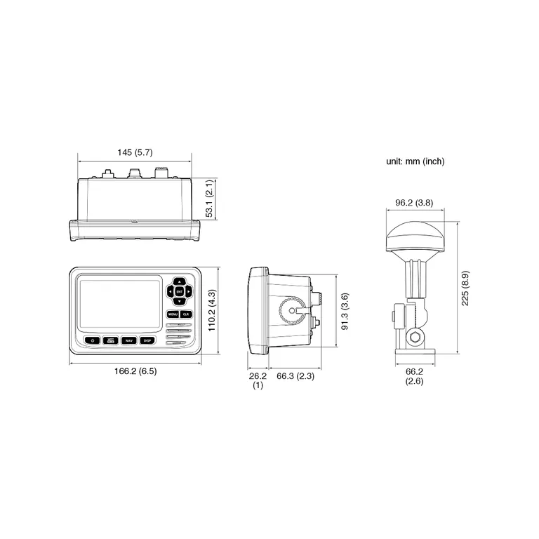 ICOM MA-510TR klasse B AIS-sender/mottaker