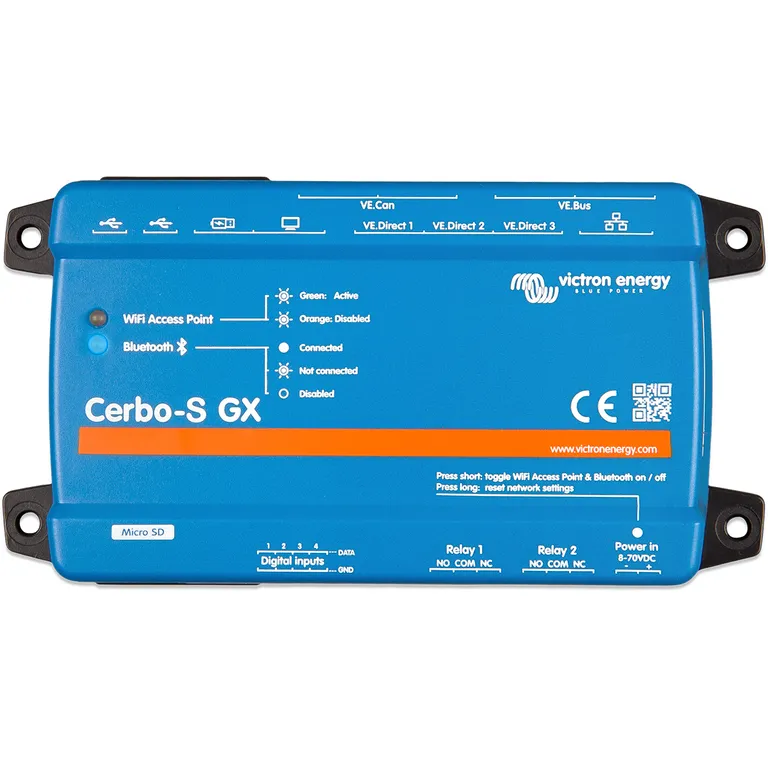 Victron Cerbo-S GX Multibox systemovervåkning