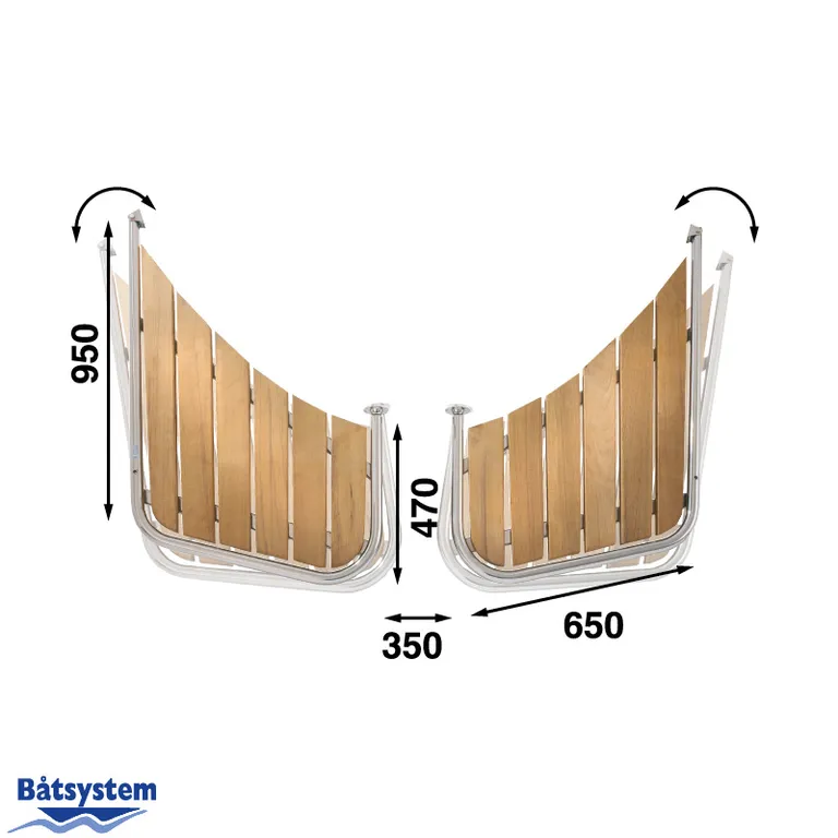 Båtsystem Badeplattform PS65