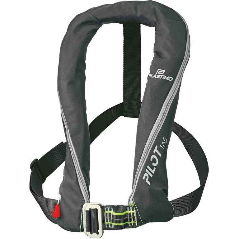Plastimo Pilot 165 redningsvest med selefeste(sort)