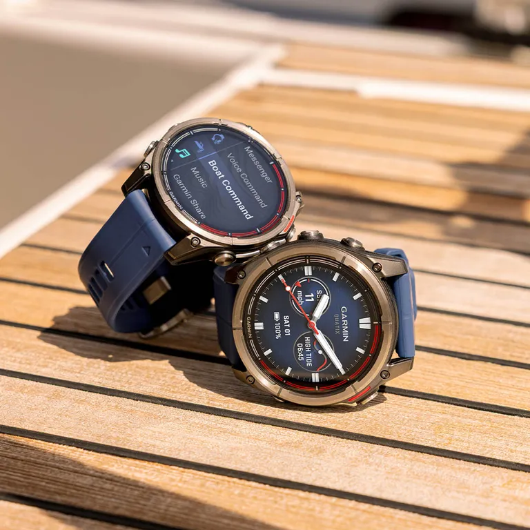 Garmin quatix 8, 47 mm maritim smartklokke med AMOLED-skjerm