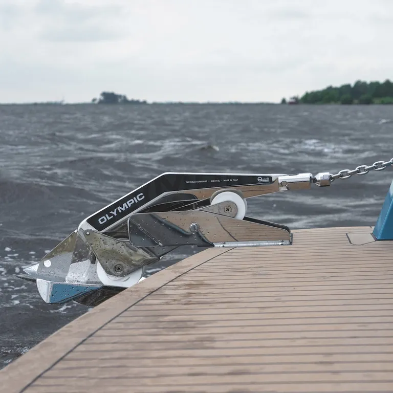Quick Olympic anker - sandblåst syrefast stål, 16 kg