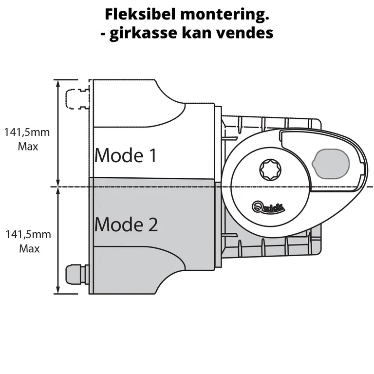 Quick Prince DP2 P 1000 ankervinsj 1000W/24v 8mm