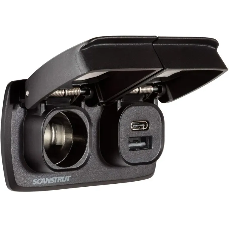 Scanstrut SC-MULTI-F2 Flip PRO USB og 12V uttak 12/24V