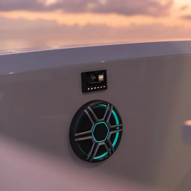 Fusion Apollo-høyttalere 6,5"LED sportshvit