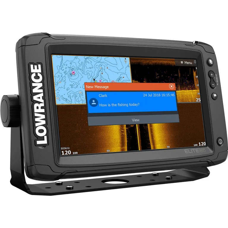 Lowrance Elite-9 Ti2 kartplotter med ekkolodd (inkl. giver)