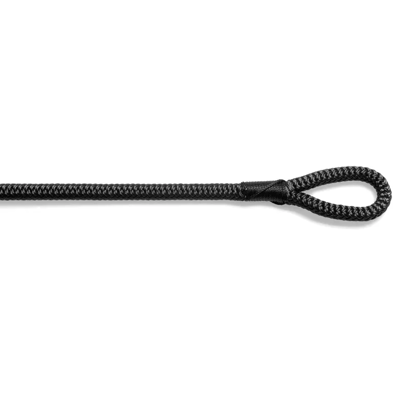 Robline Fenderline 200cm x 8mm Flettet Sort 2pk