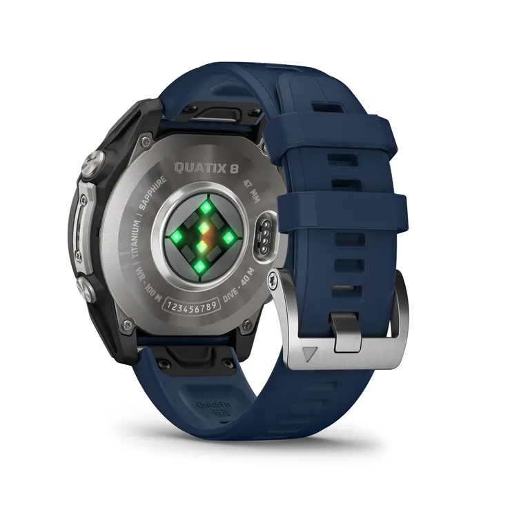Garmin quatix 8, 47 mm maritim smartklokke med AMOLED-skjerm
