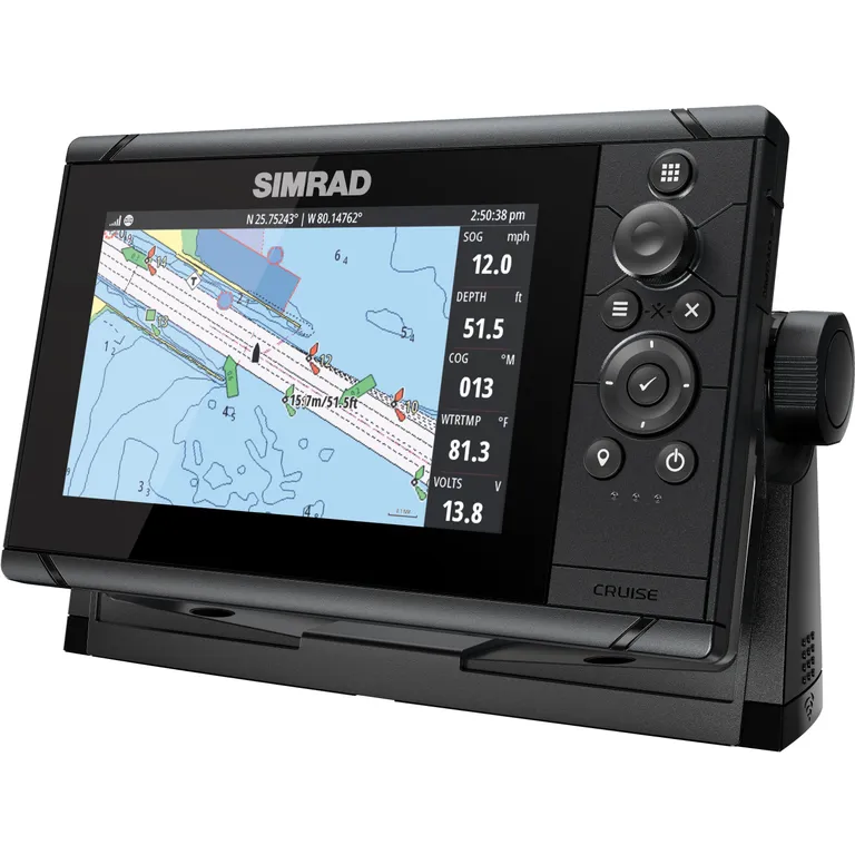 Simrad Cruise 7" kartplotter med ekkolodd inkl. giver