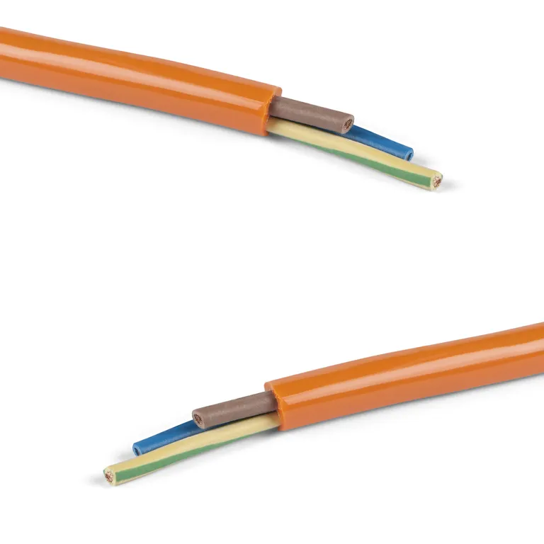 PUR 15m landstrømskabel uten kontakter, 3x2,5mm2, IP44