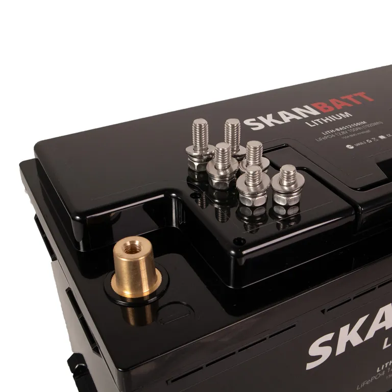 Skanbatt Lithium 12V 150Ah LiFePo4-batteri, 150A BMS