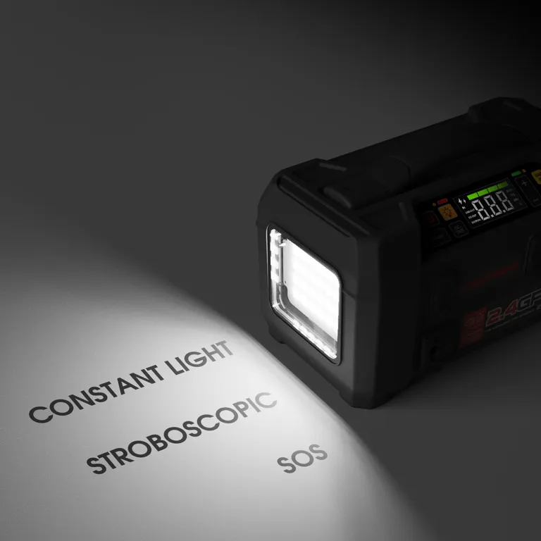 Lokithor AW401 Lithium Startbooster 12V 2500A-150 PSI Luftkompressor-1.5 MPA høytrykkspyler