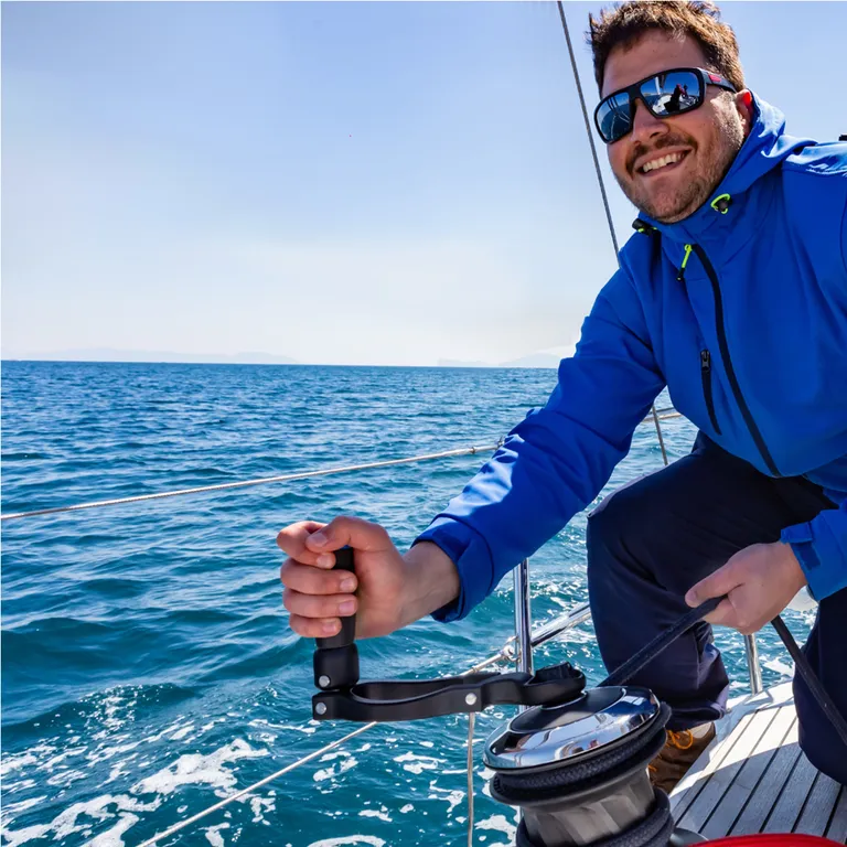 EasySea Flipper 8" sammenleggbart vinsjehåndtak