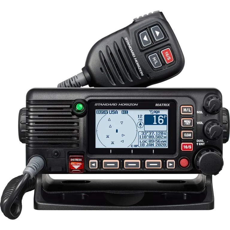 Standard Horizon GX2410E fastmontert VHF med GPS, AIS-mottaker og NMEA2000