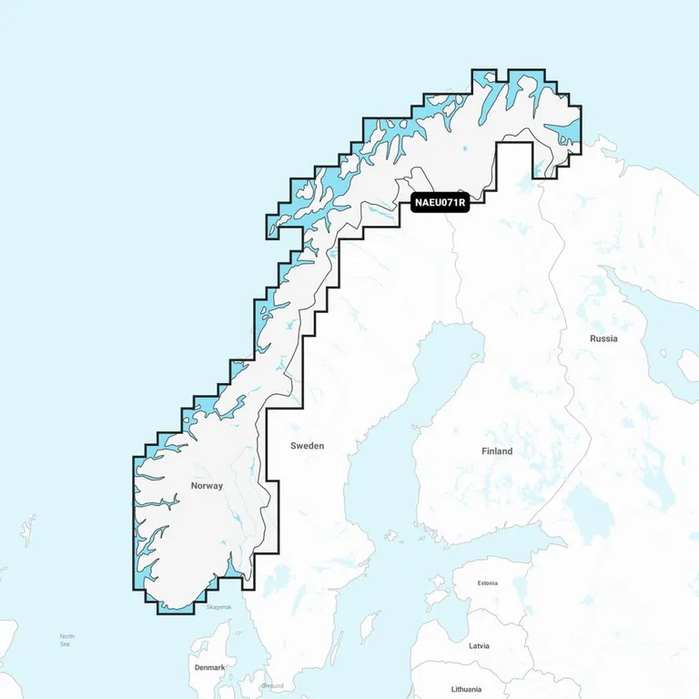 Garmin Navionics Vision+ elektroniske sjøkart