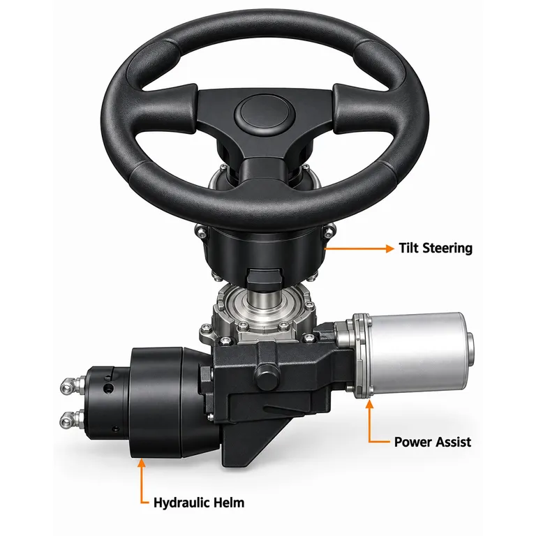 Multisteer Steerlyte Plus servohydraulisk styring opptil 350 hk