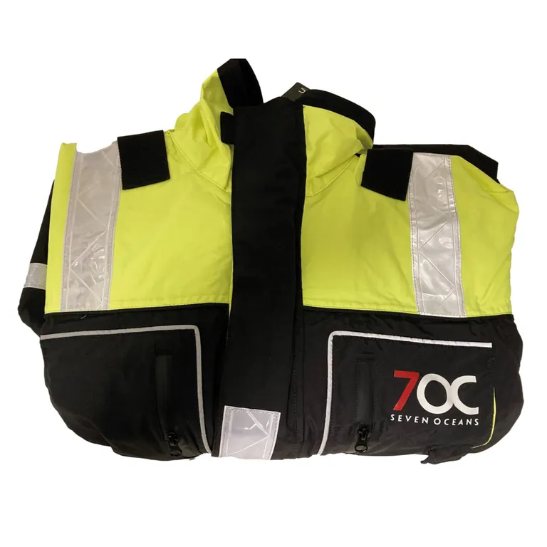 7OC Flytedress gul/svart
