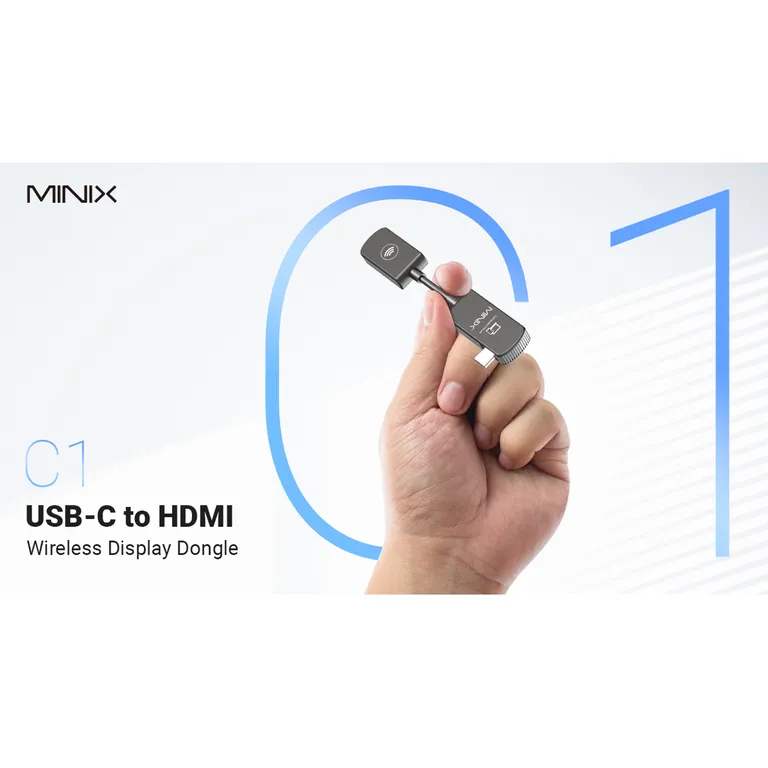  Minix C1 Trådløs A/V-sender, USB-C til HDMI