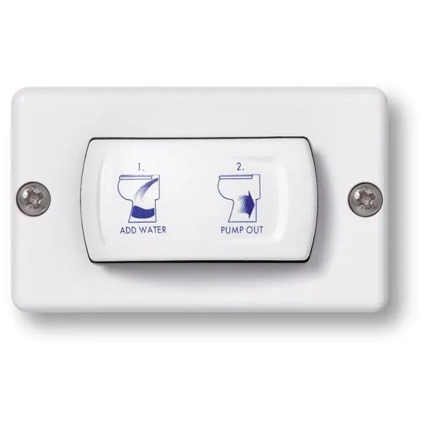Sanimarin SN31C elektrisk toalett, 12V med manuelt kontrollpanel