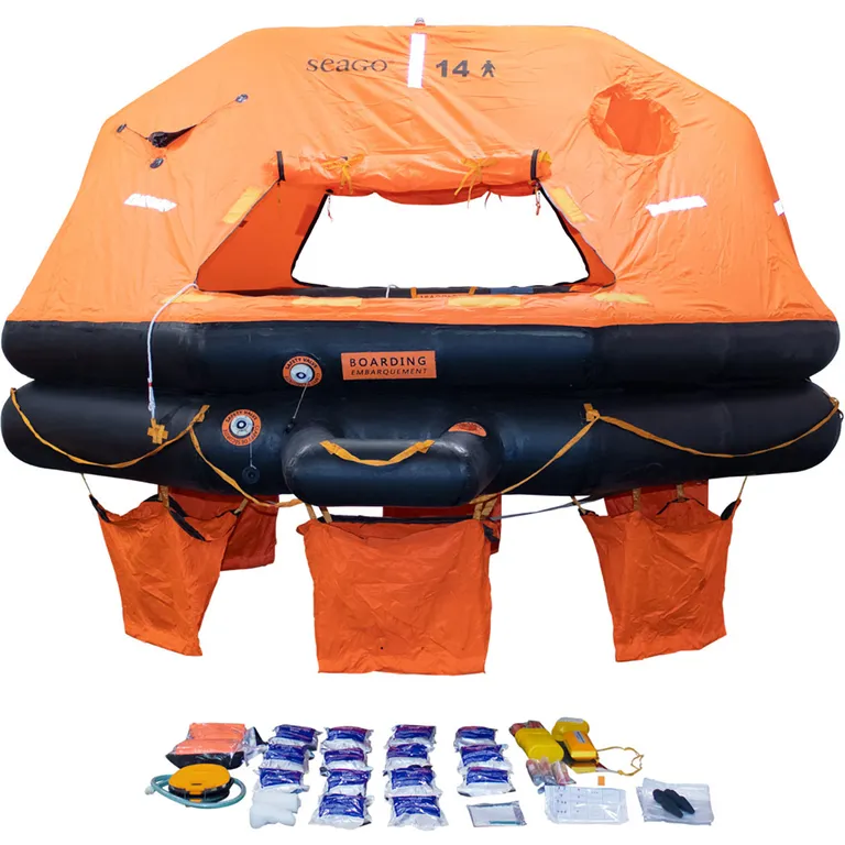 Seago Sea Master ISO 9650-1 redningsflåte for 10 personer (Container)