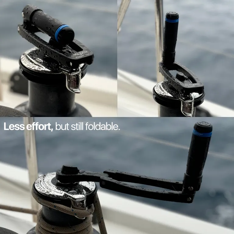 EasySea Flipper Max 10" sammenleggbart vinsjehåndtak