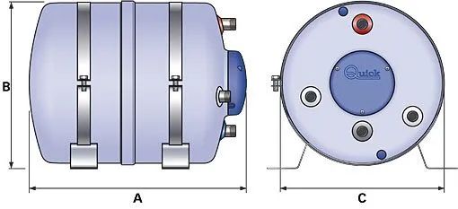 Quick B3 varmtvannsbereder 40 liter