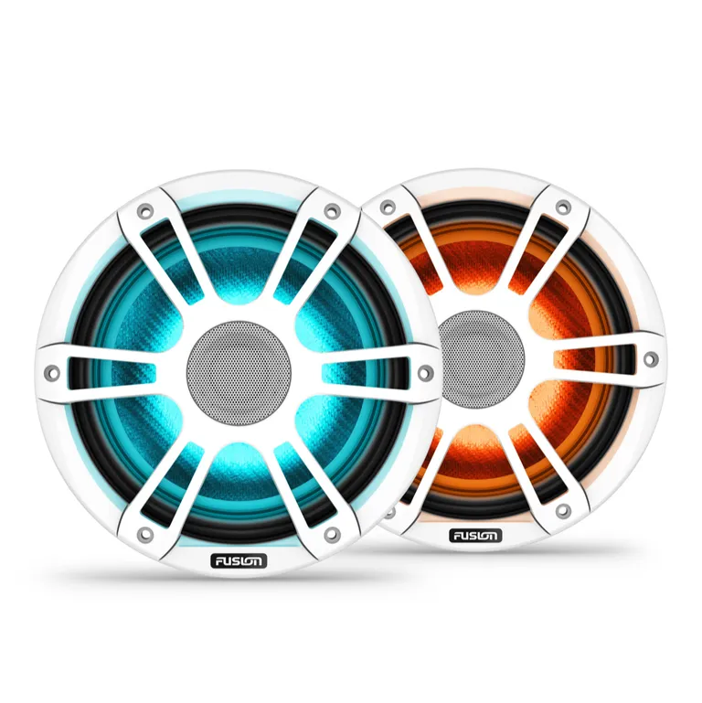 Fusion Signature Series 3i Sport hvite CRGBW 8.8" høyttalere 330W