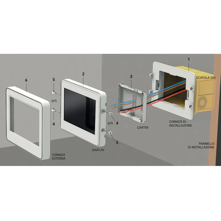 Quick QCC-LCS TS 4.3" kontrollpanel for LED