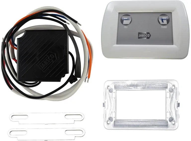 Jabsco bryterpanel Lite Flush 12/24 V