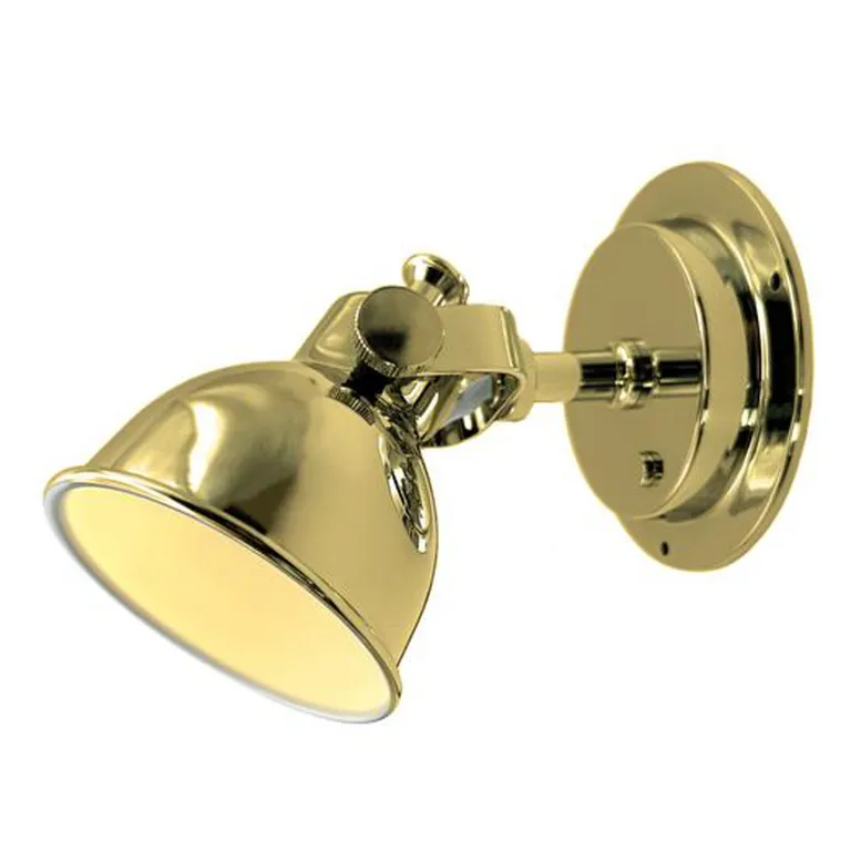  Nautilight LED kabinlampe i messing - 12V