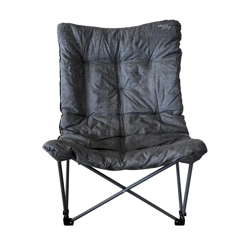 LTC Smart Living Lounge Chair sammenleggbar grå loungestol