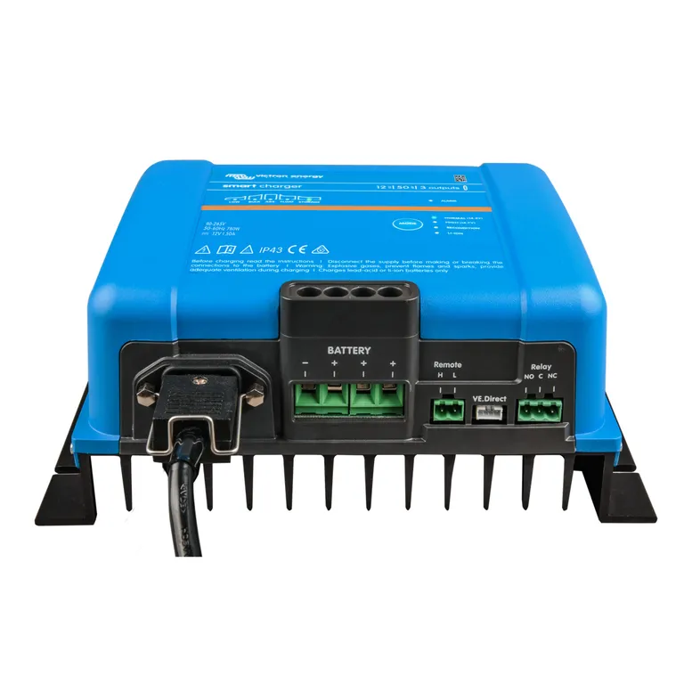 Victron Energy Smart IP43 12V 50A batterilader 3-kanaler
