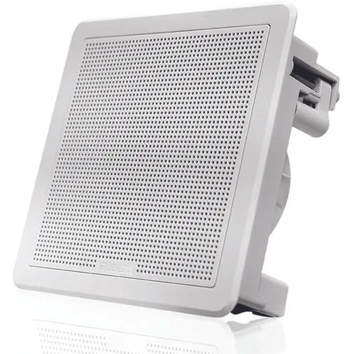 Fusion FM-F65SW høyttalere 6.5" flushmount, firkantet og hvite.