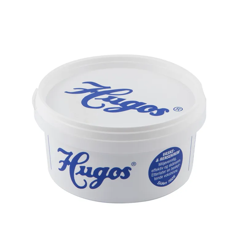 Hugos vaske- og rensemiddel for plast