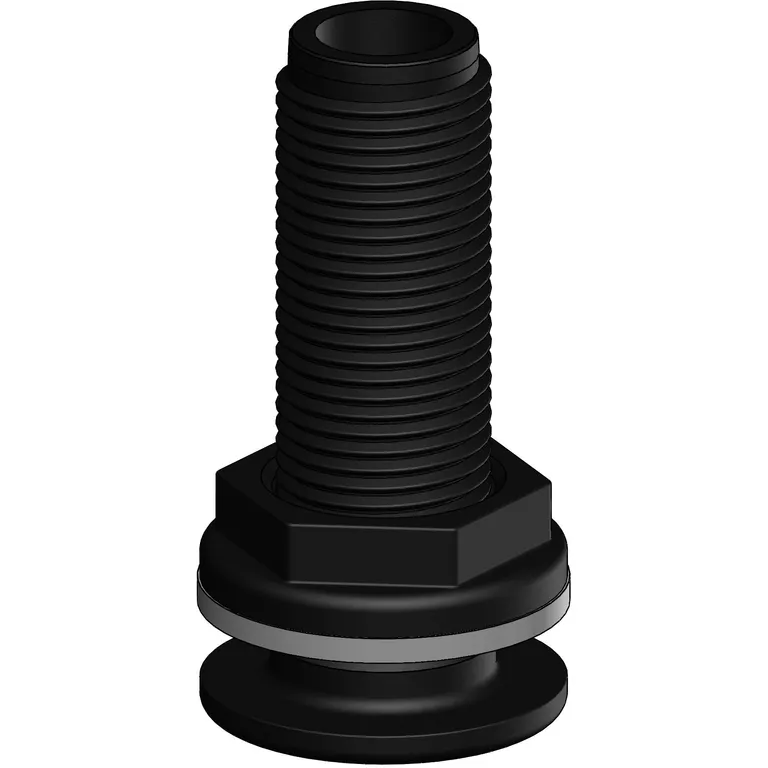Trudesign 1/2" (13 mm) utenpåliggende skroggjennomføring i kompositt