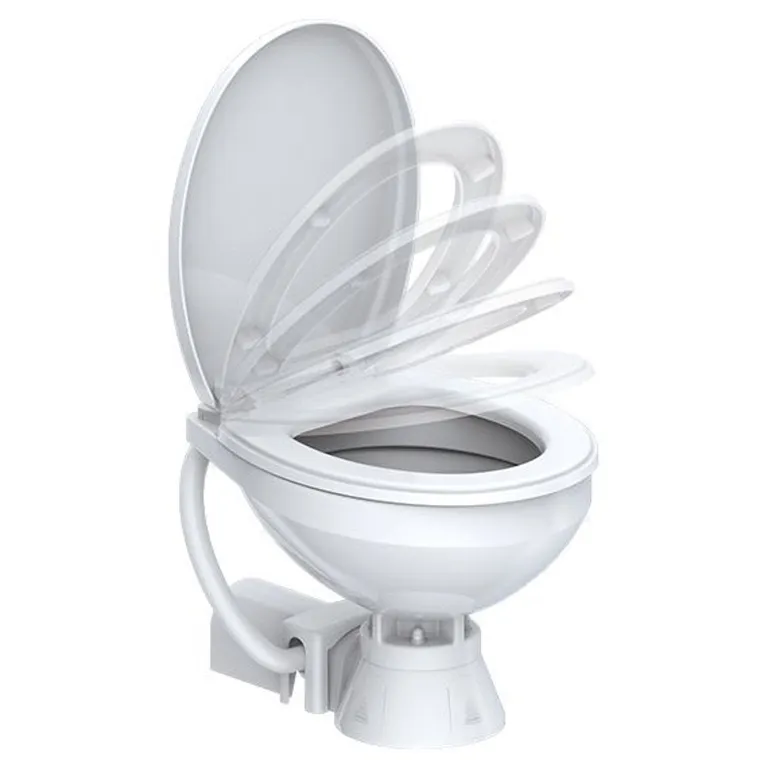 Seaflo Elektrisk toalett regular med soft close sete og lokk 24 Volt