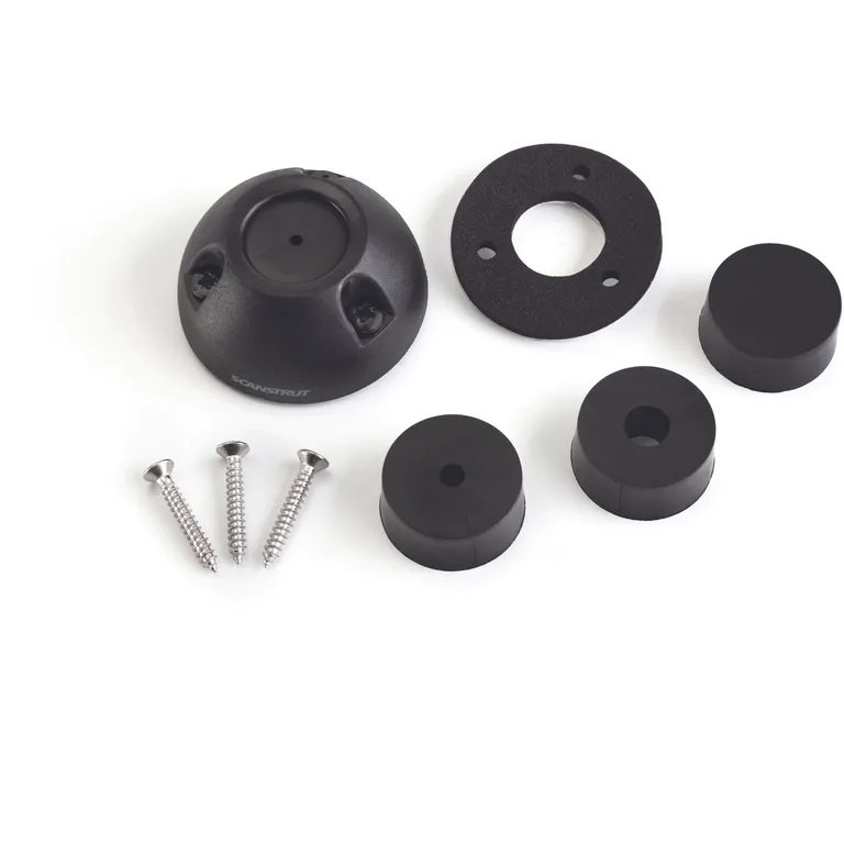 Scanstrut DS16 kabelgjennomføring i svart plast. 2-8mm kabel, plugg maks Ø16mm