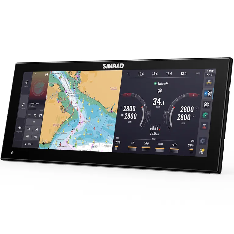 Simrad NSX 3015UW ULTRAWIDE 15" kartplotter med ekkolodd
