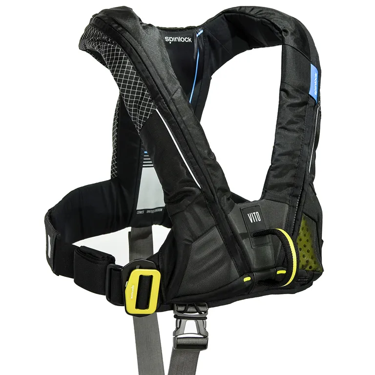Spinlock Deckvest Vito 275N oppblåsbar redningsvest med lys