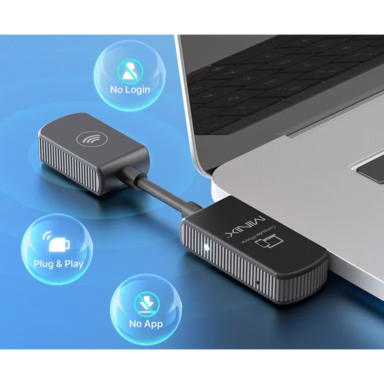  Minix C1 Trådløs A/V-sender, USB-C til HDMI