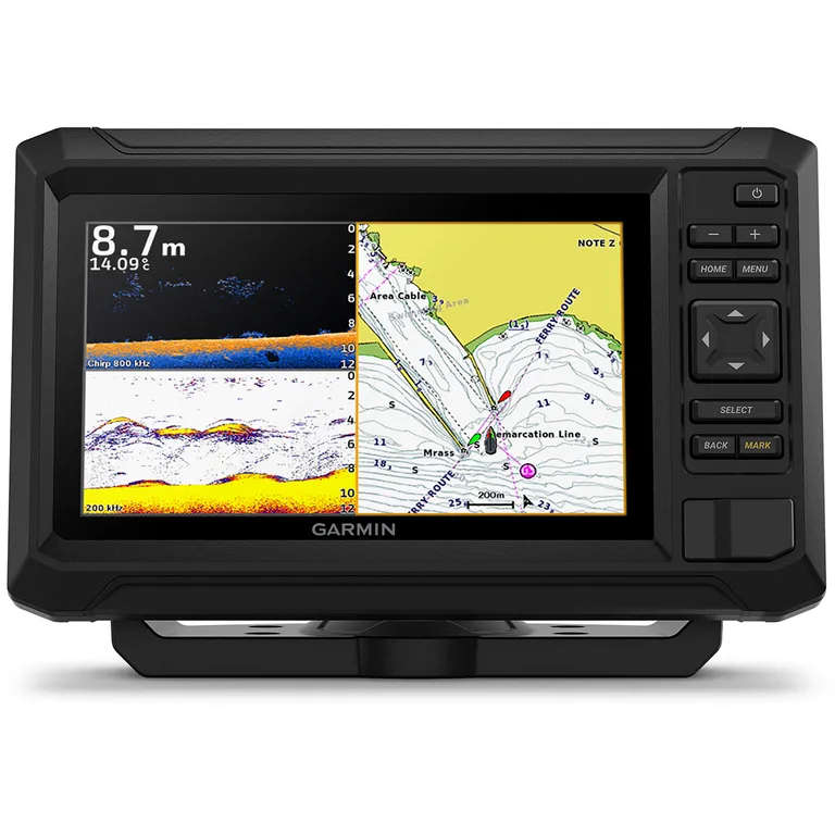 Garmin Echomap UHD2 72cv 7" kartplotter med ekkolodd, inkl. hekksvinger