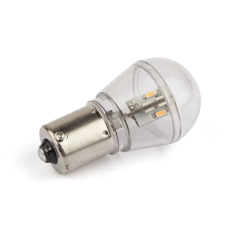 Båtsystem BA15S LED-pære til spotlight (en-polet bajonettfatning)
