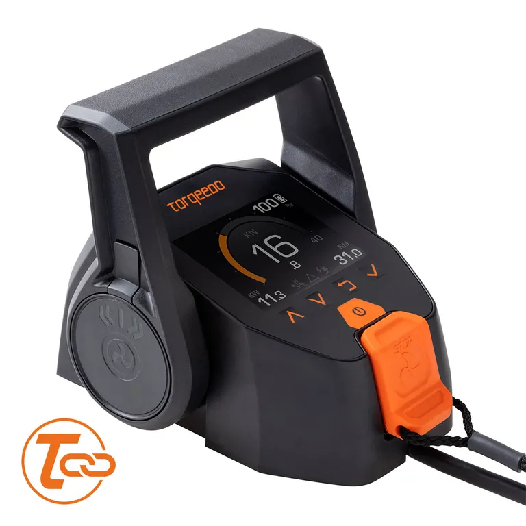 Torqeedo Travel XP RS Power 1600W fjernstyrt elektrisk påhengsmotor, kort stamme, inneb. 1425Wh batteri