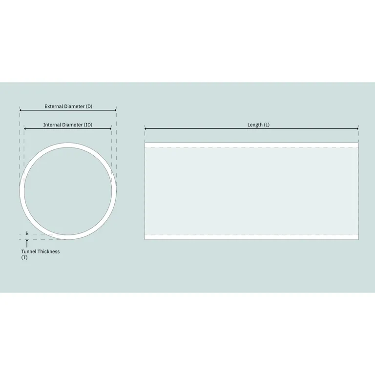 Sleipner Ø215mm tunnel til baugpropell (L1500mm/6mm)