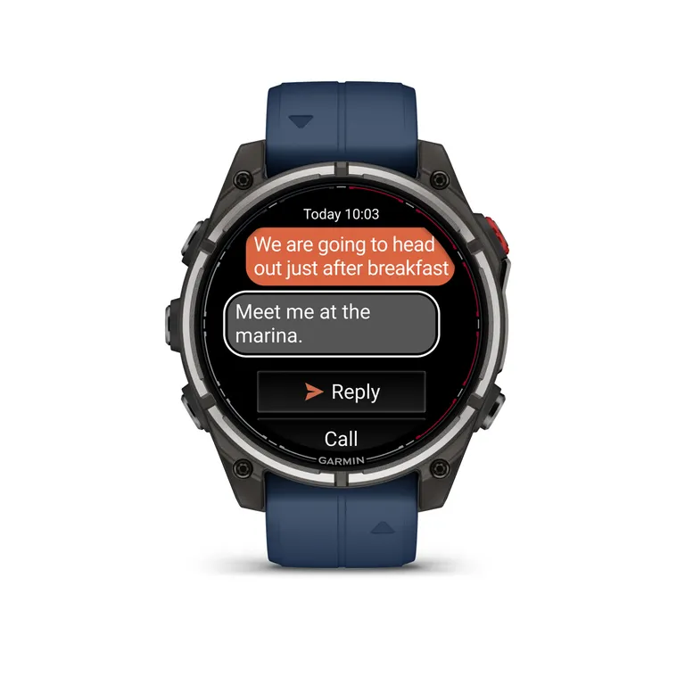 Garmin quatix 8 PRO, 47 mm maritim smartklokke med AMOLED-skjerm og inReach