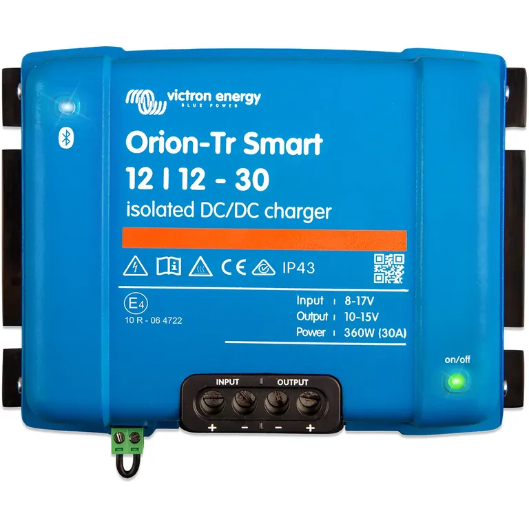 Victron Orion TR Smart DC-DC lader 12>12V 30A, Galvanisk isolert